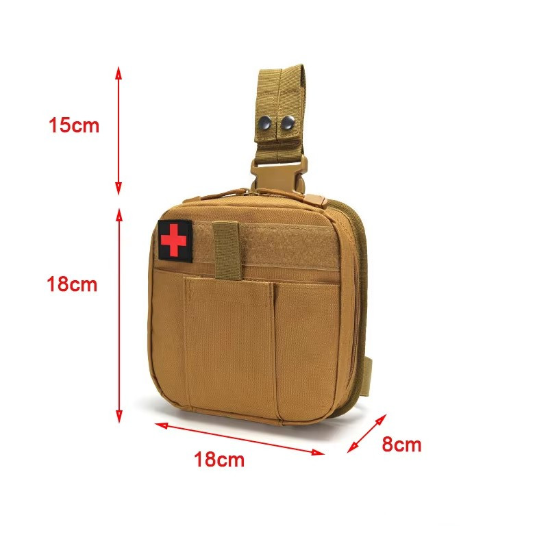 MOLLE Drop Leg Pouch Medical K - First Aid Bag Kit recension och pris