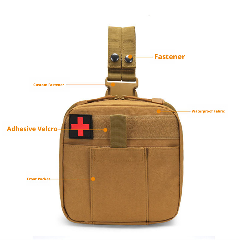 MOLLE Drop Leg Pouch Medical K - First Aid Bag Kit recension och pris