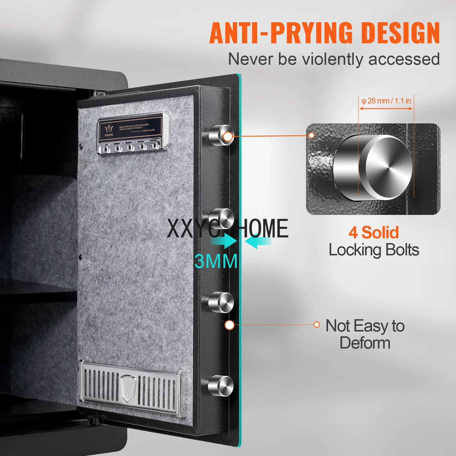 Electric Safe 2.2/1.8 Cubic Fe - Fire Safe Document recension och pris