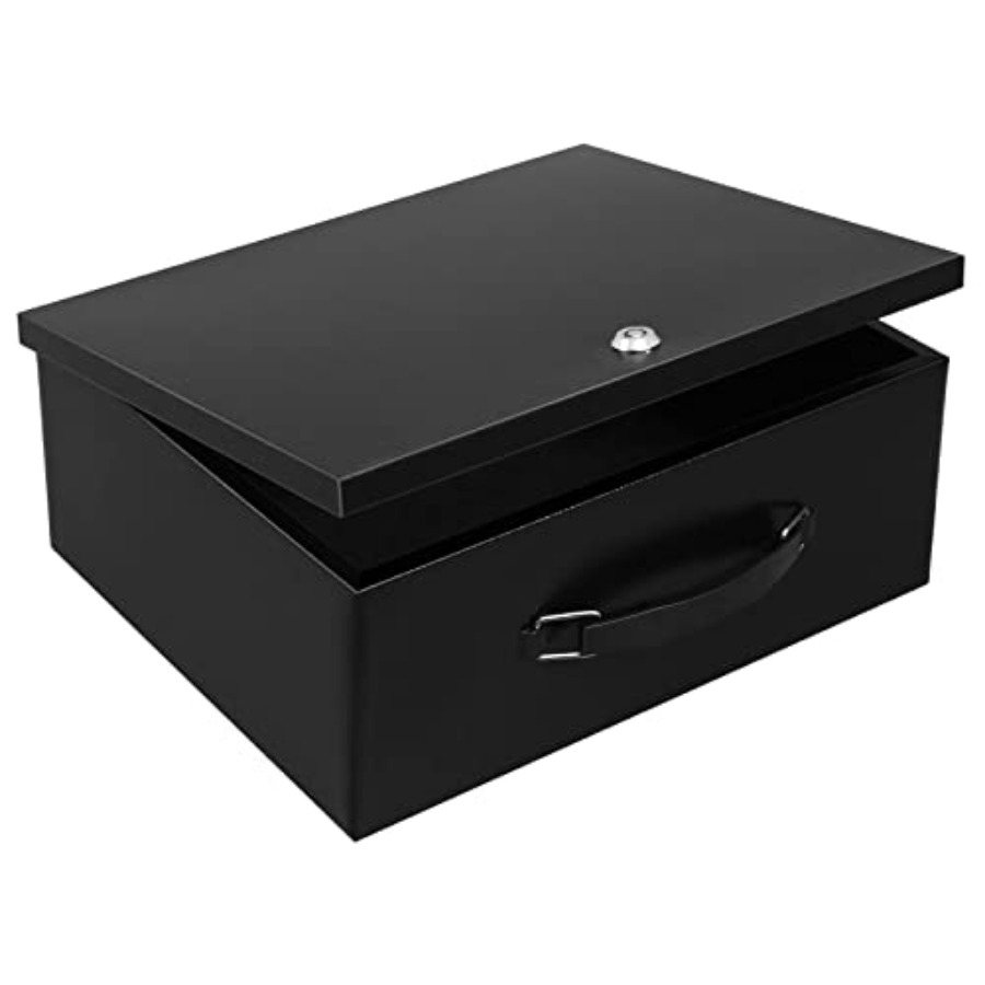 Portable Metal Safe Box with K - Fire Safe Document recension och pris
