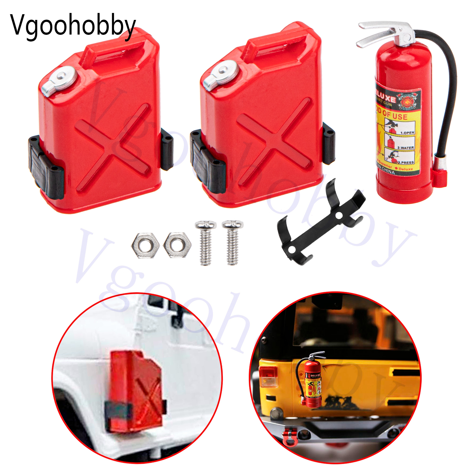 RC Simulation Decoration Plast - Fire Extinguisher Small recension och pris