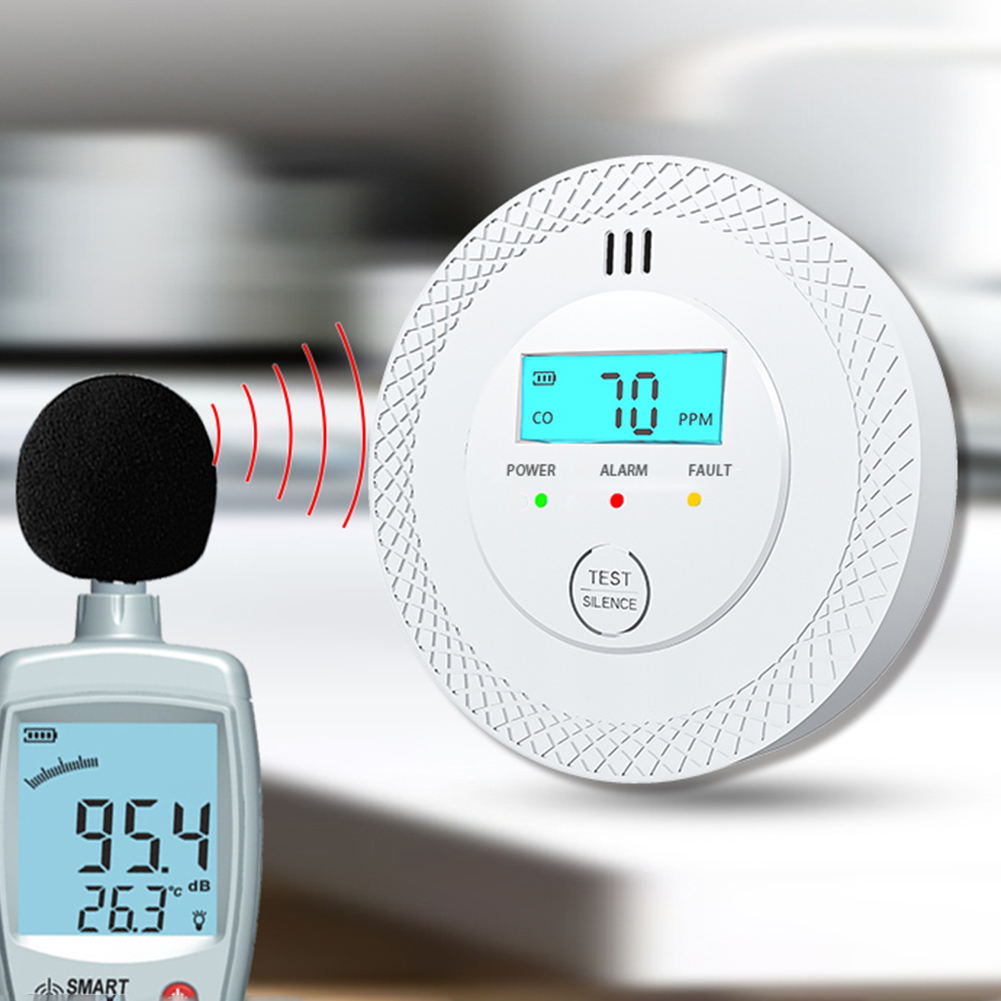 1-5PCS Carbon Monoxide Alarm D - Smoke Detector Interconnected recension och pris