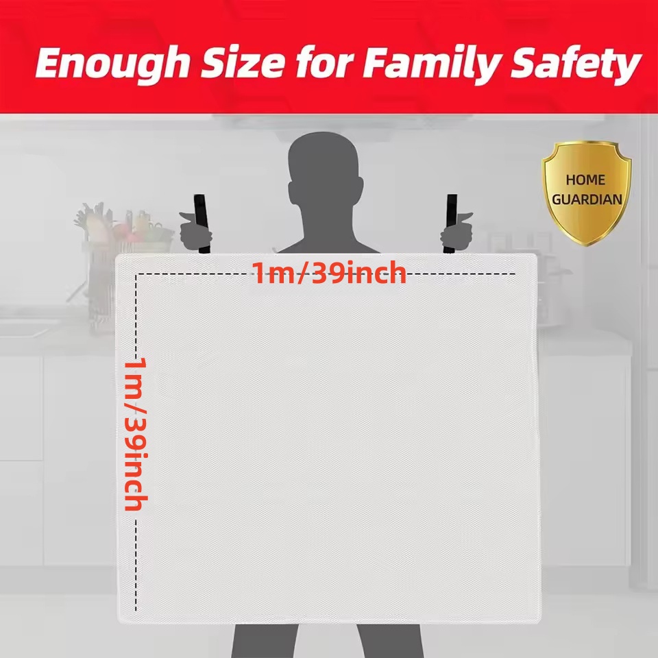 1mx1m Fire Blanket Emergency E - Fire Blanket Kitchen recension och pris