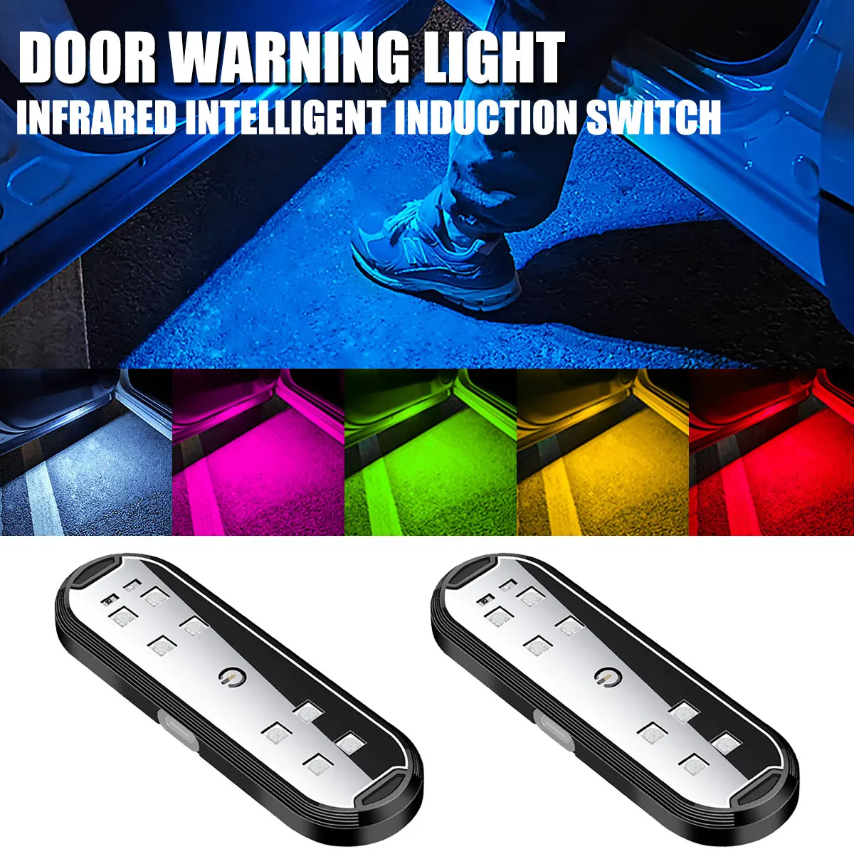 Car Door Lights LED Colorful F - Emergency Exit Sign recension och pris