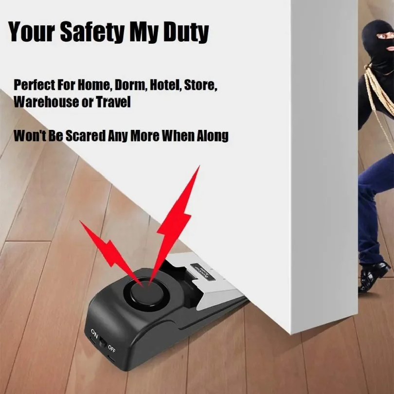 120db Wireless Door Stop Stopp - Door Stop Alarm recension och pris