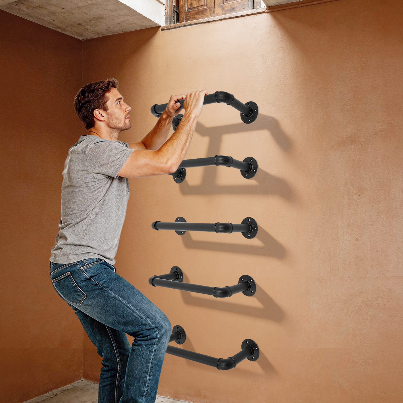 5 Pcs Wall Mounted Emergency E - Fire Escape Ladder recension och pris