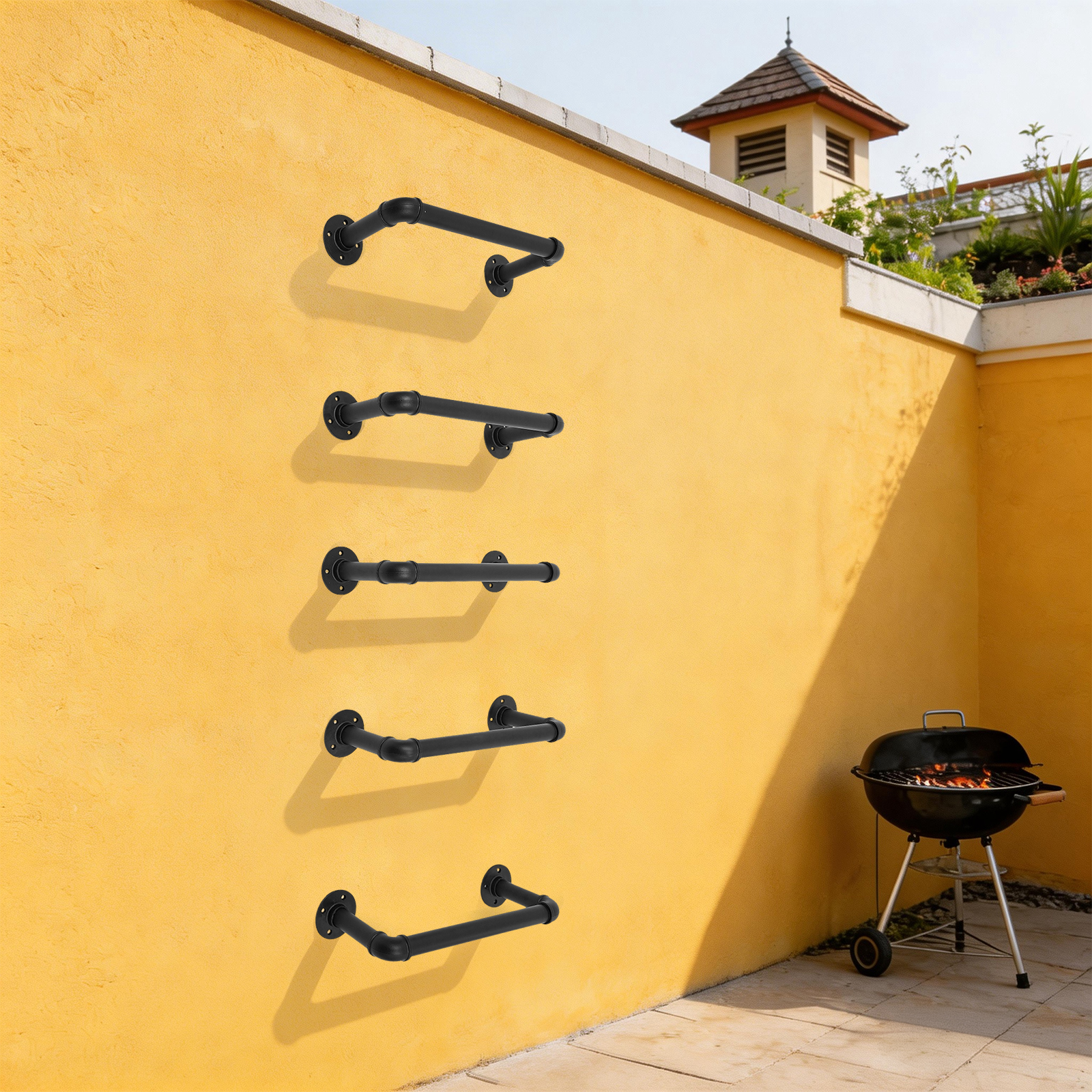 5 Pcs Wall Mounted Emergency E - Fire Escape Ladder recension och pris