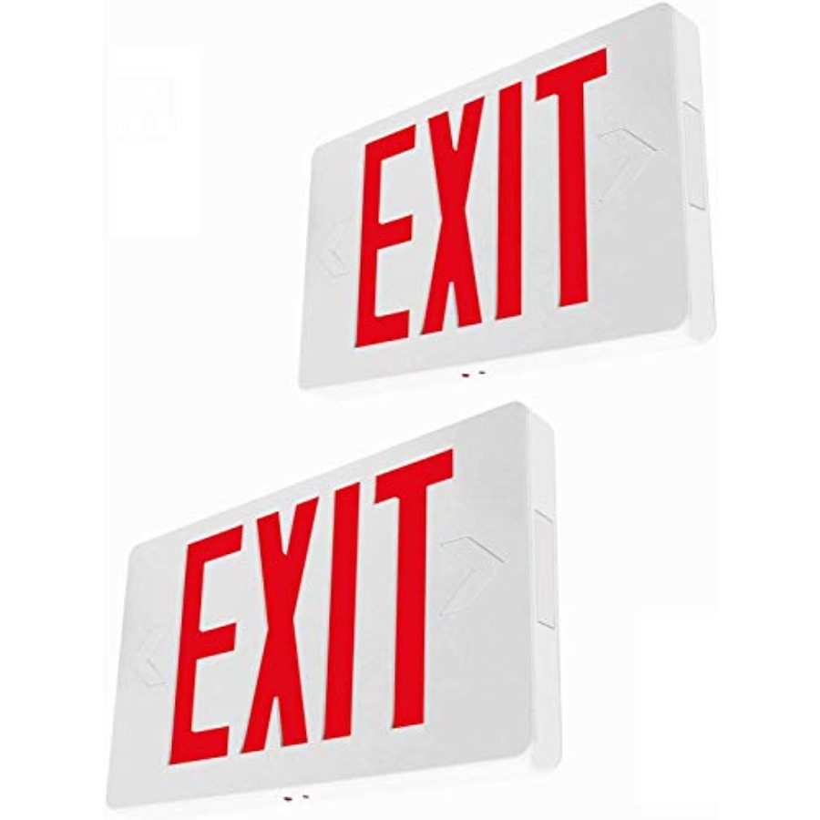 Ultra Slim LED Exit Sign, Red  - Emergency Exit Sign recension och pris