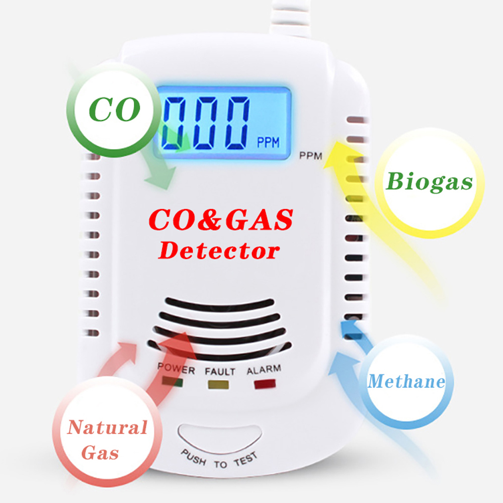 2 in 1 Gas Detector, Plug-in H - Co Detector Plug recension och pris