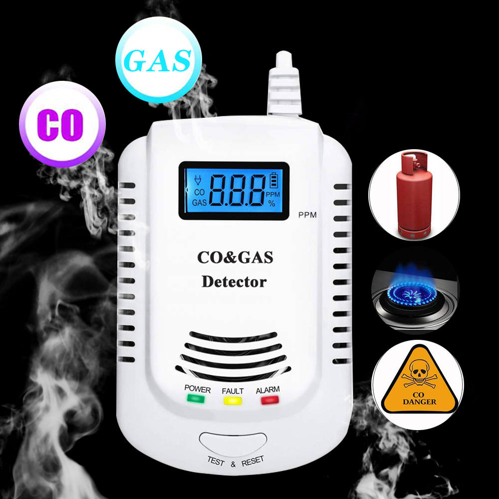 2 in 1 Gas Detector, Plug-in H - Co Detector Plug recension och pris