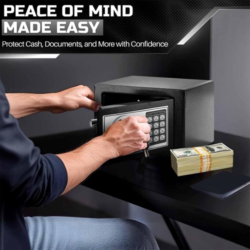 Digital Electronic Safe Box wi - Lockbox Key Secure recension och pris