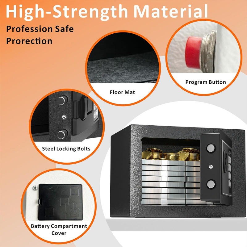 Digital Electronic Safe Box wi - Lockbox Key Secure recension och pris