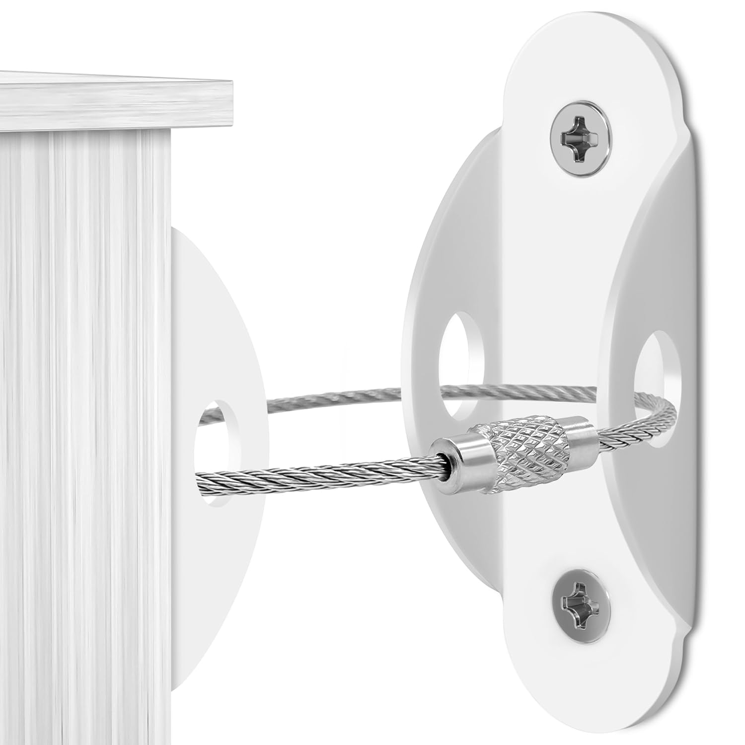 6 Set Furniture Wall Anchors A - Earthquake Anchor Strap recension och pris