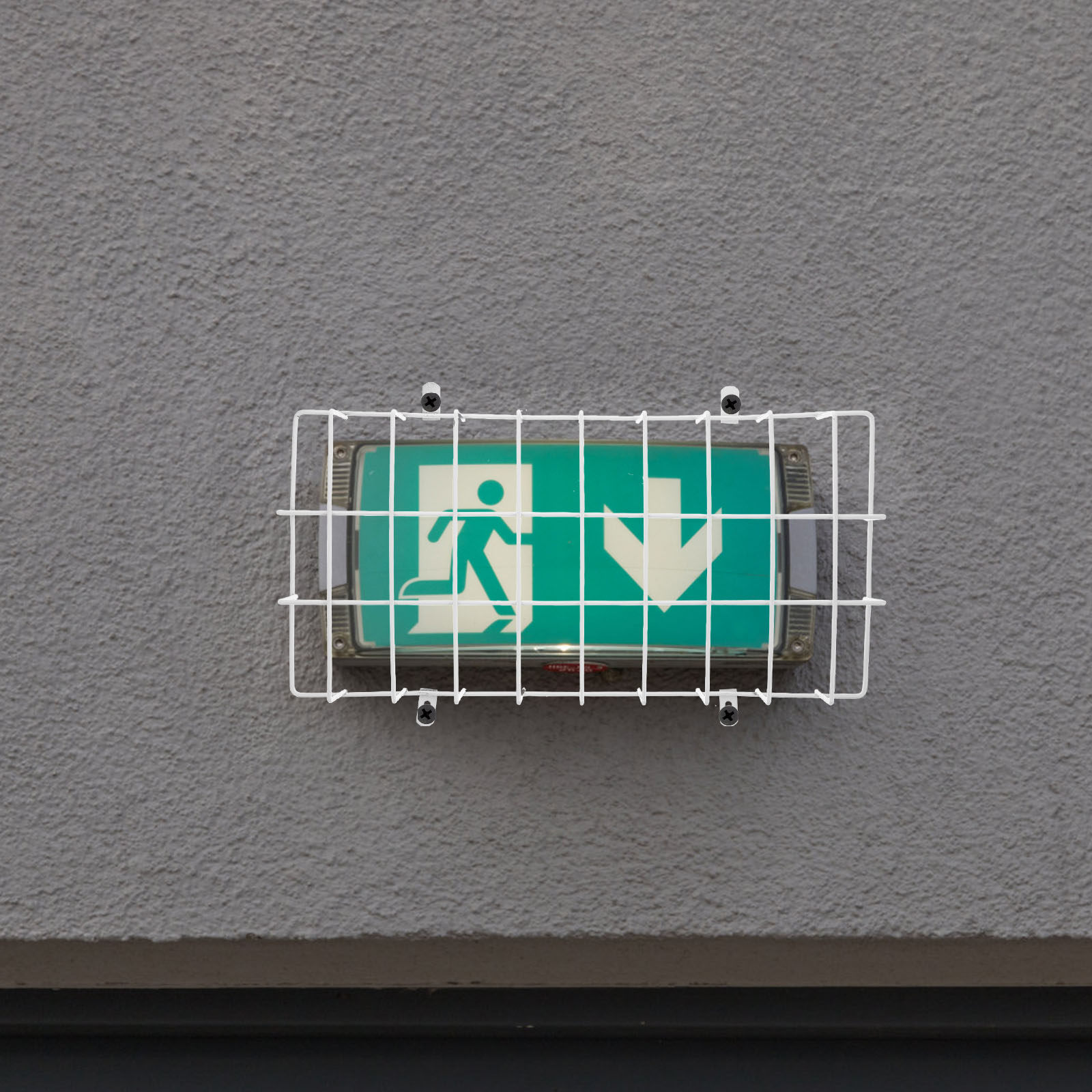 Exit Sign Protective Guard Sta - Emergency Exit Sign recension och pris