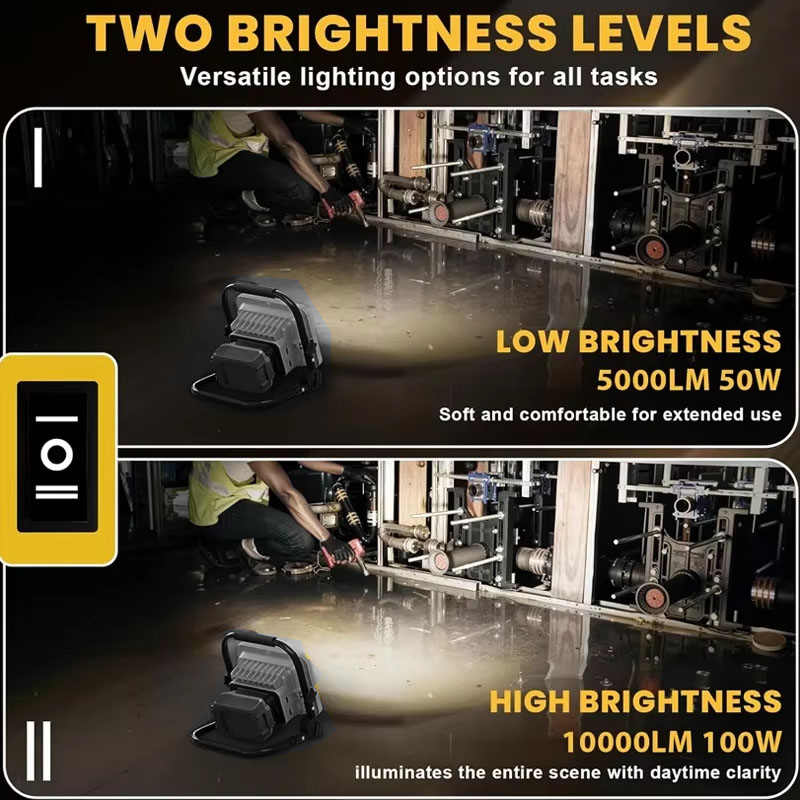 50W 10000LM Work Light For Dew - Power Outage Light recension och pris