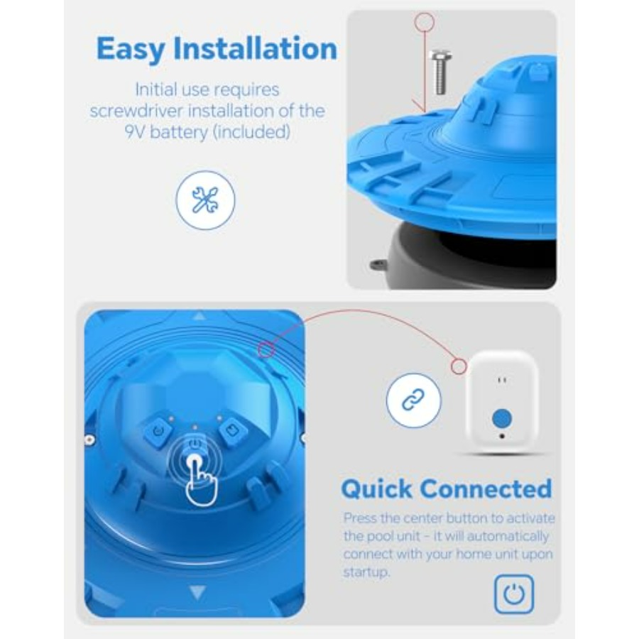 Pool Alarm for inground above  - Pool Alarm Float recension och pris