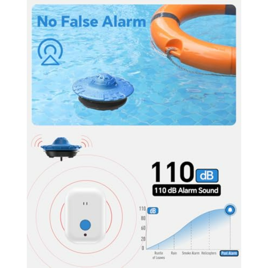 Pool Alarm for inground above  - Pool Alarm Float recension och pris
