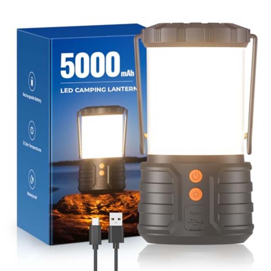 Camping Lantern, 5000mAh Recha - Power Outage Light recension och pris