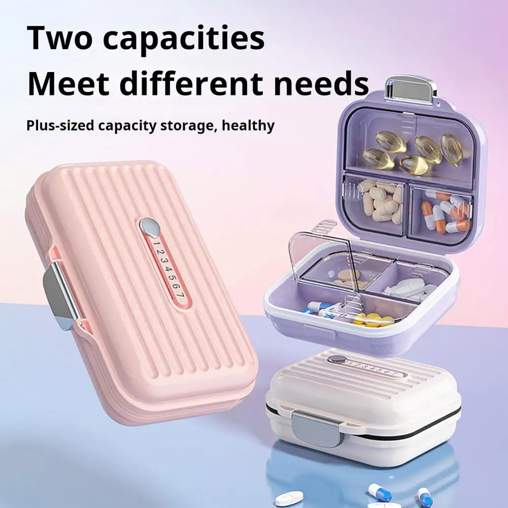 Pill Storage Box  Multi-purpos - Medicine Cabinet Lock recension och pris