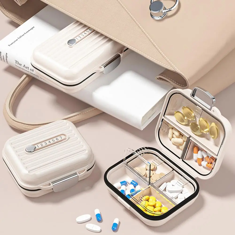 Pill Storage Box  Multi-purpos - Medicine Cabinet Lock recension och pris