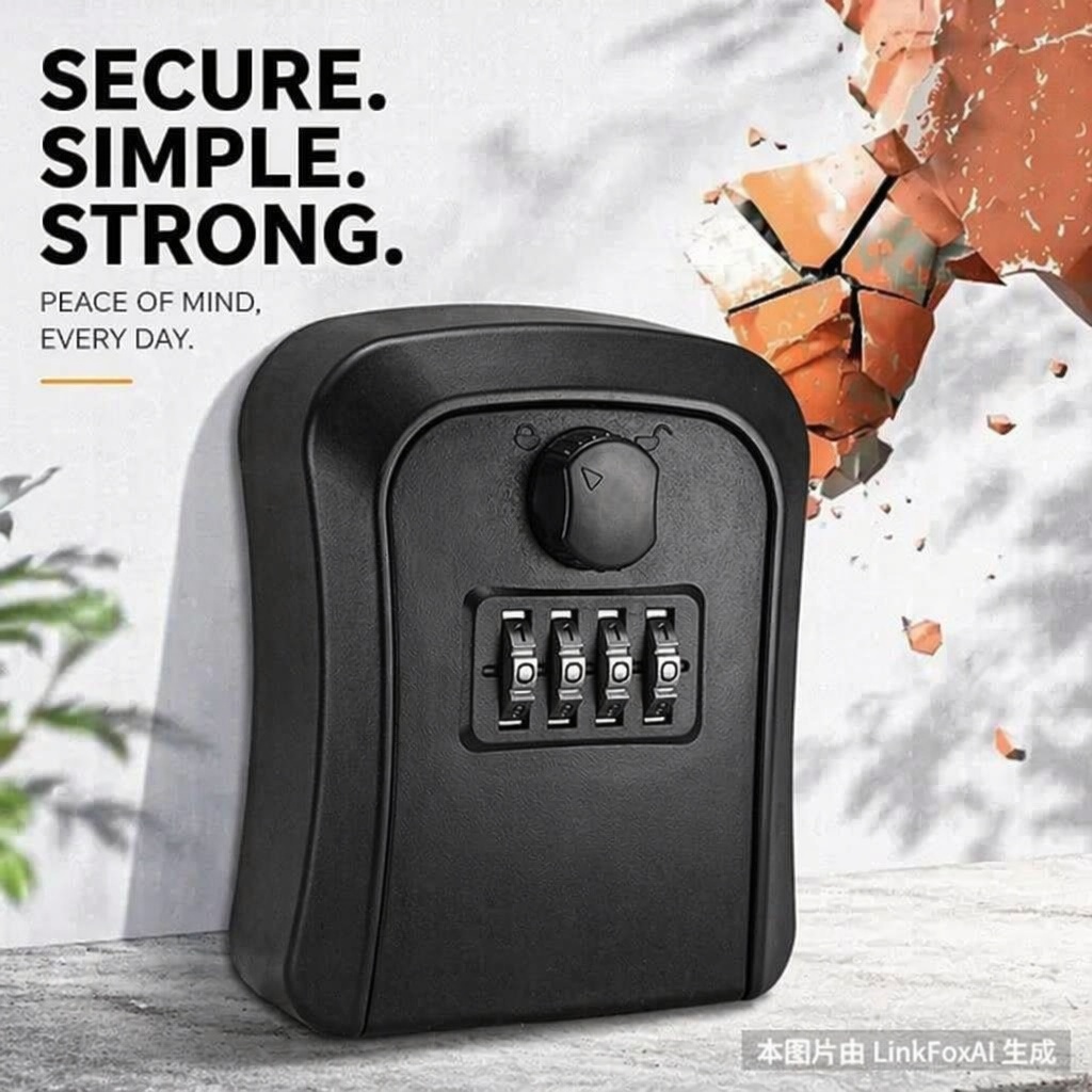 Key Lock Box Wall Mount Lockbo - Lockbox Key Secure recension och pris