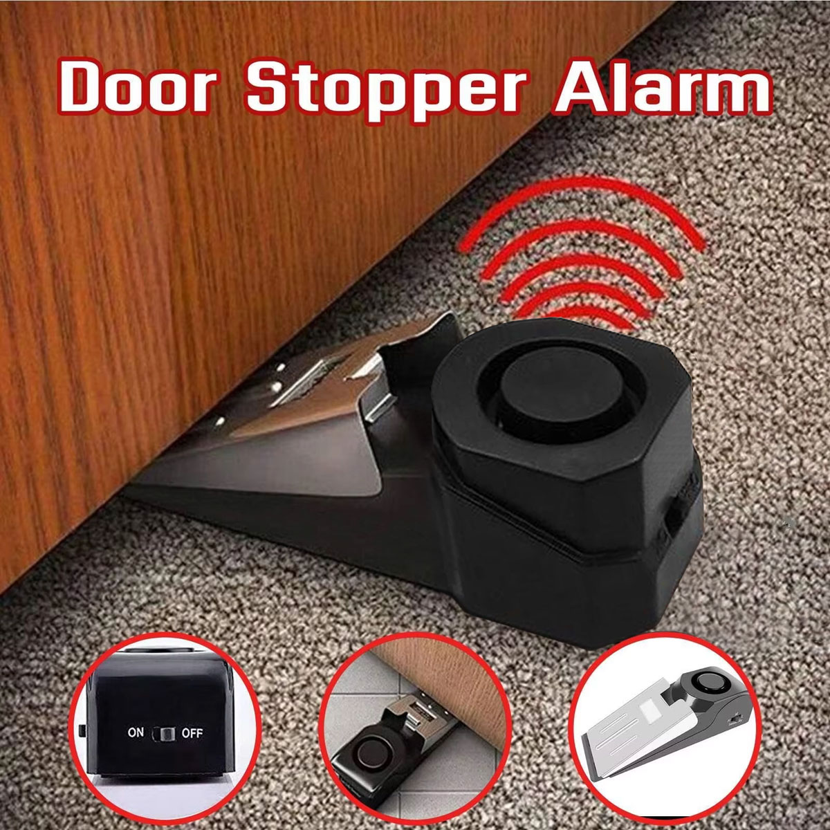 Wireless Door Stop Alarm Syste - Door Stop Alarm recension och pris