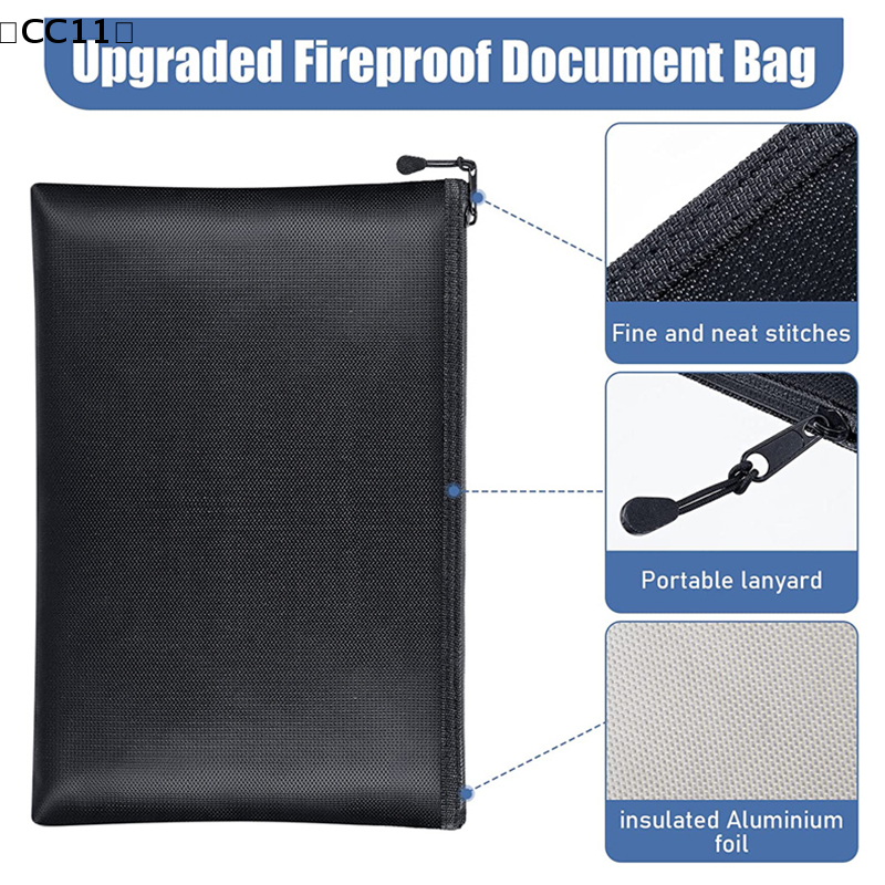 Fireproof Document Bag Waterpr - Fire Safe Document recension och pris