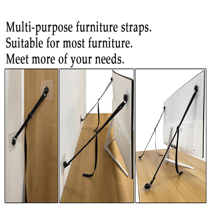No Drill Adhesive Furniture An - Earthquake Anchor Strap recension och pris