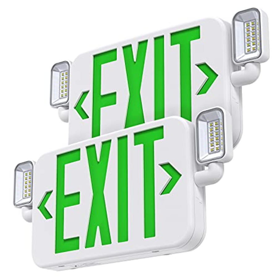 Led Combo Emergency Exit Sign  - Emergency Exit Sign recension och pris