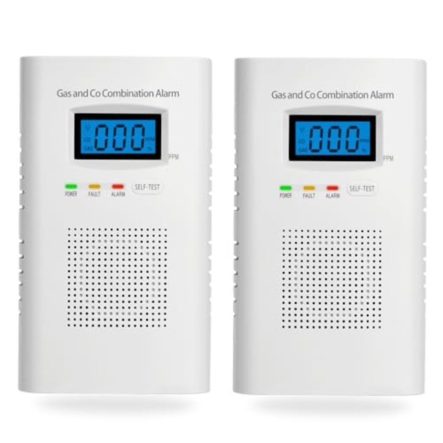 2 Pack Combination Gas and Car - Co Detector Plug recension och pris