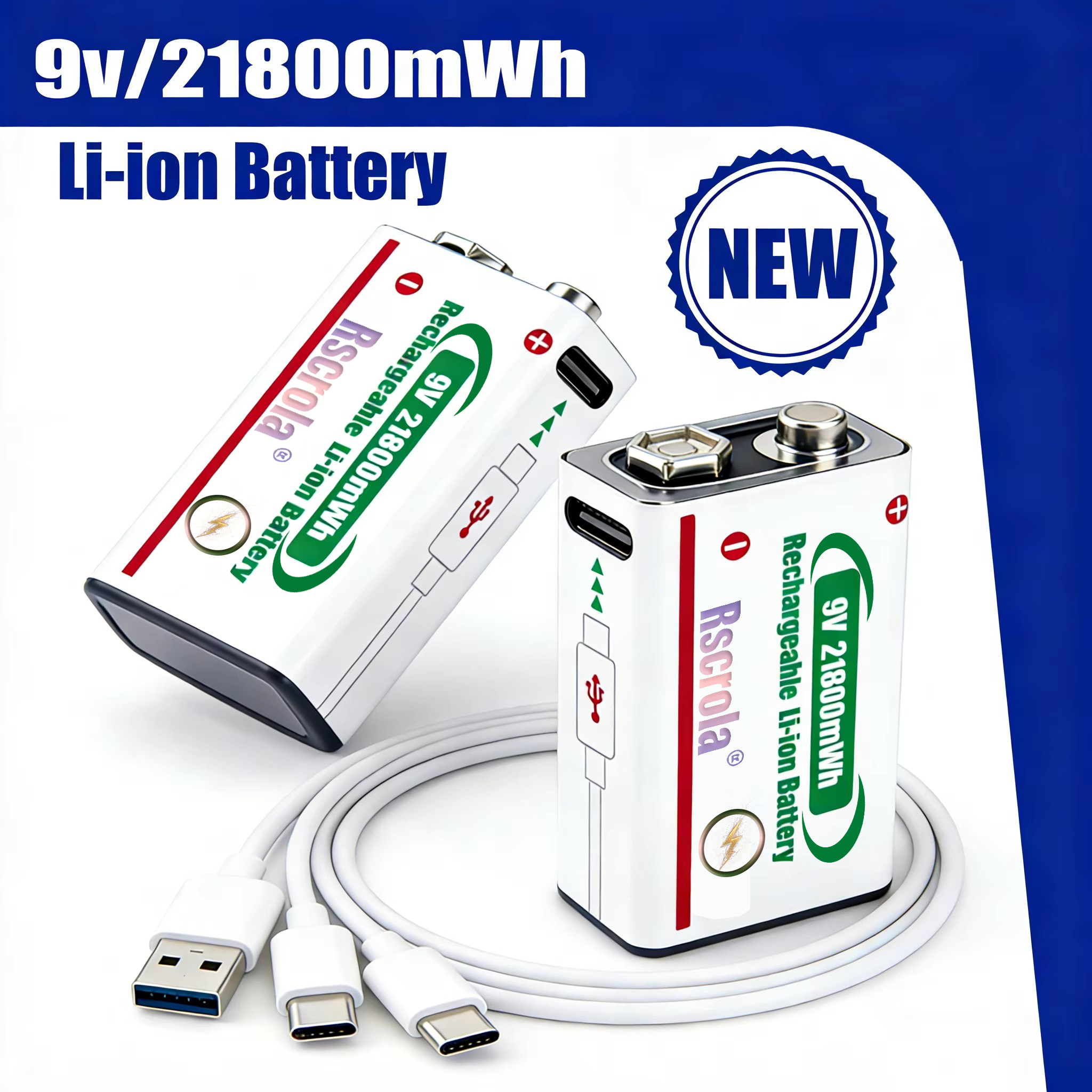 21800mWh High Capacity Long-La - Smoke Detector Interconnected recension och pris