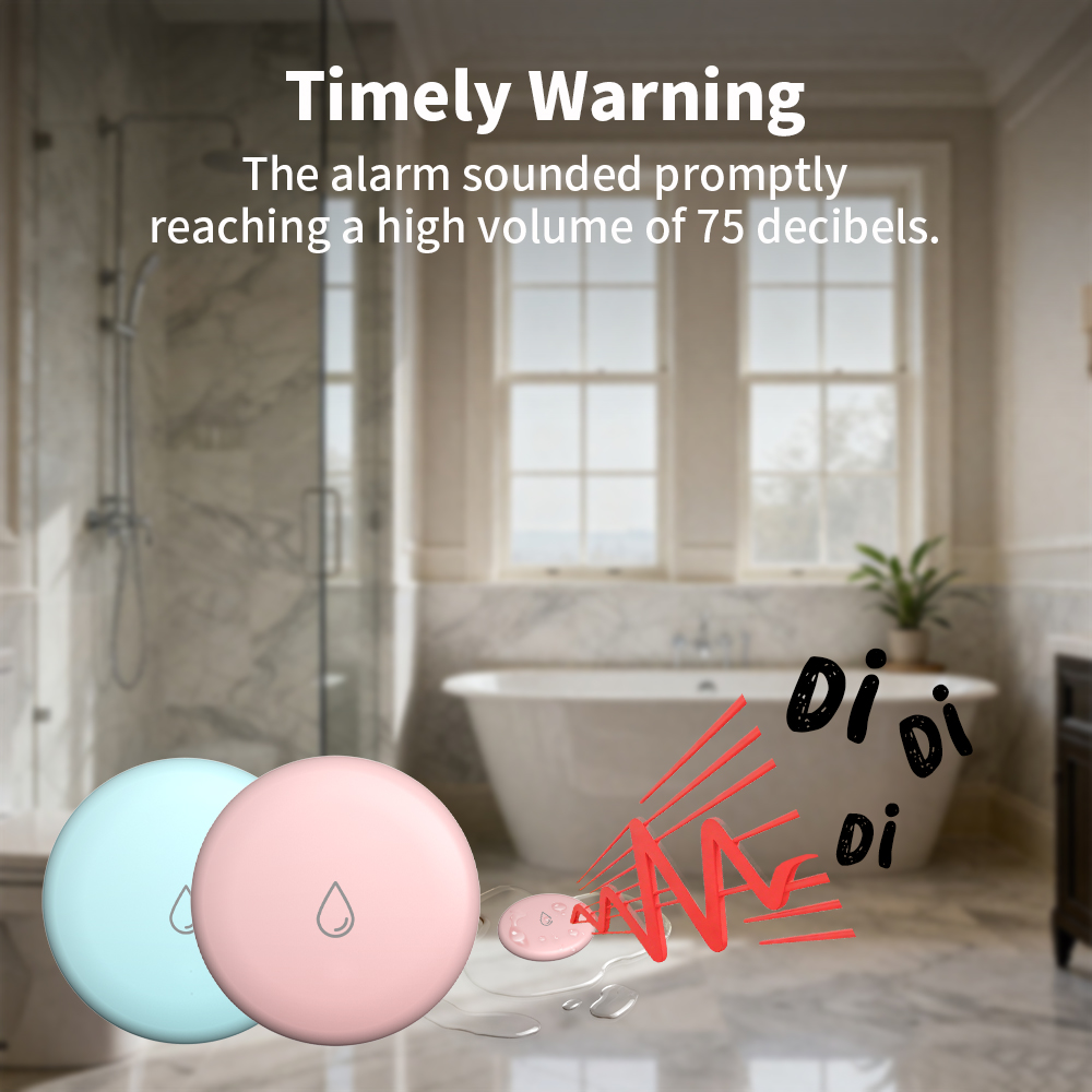 Tuya Zigbee Leakage Sensor LED - Water Alarm Sensor recension och pris