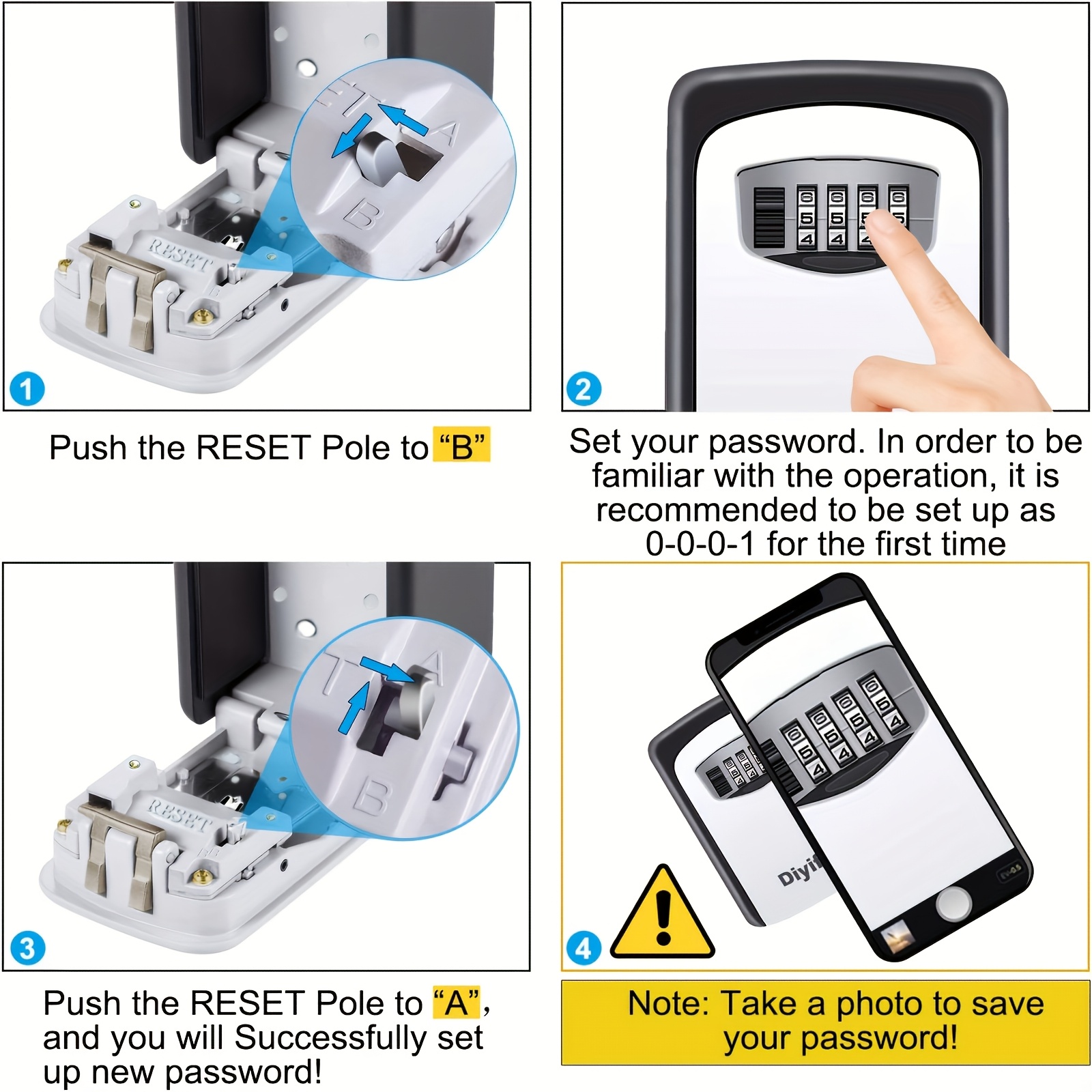 1pc Ultra-Secure Safety Key Bo - Lockbox Key Secure recension och pris