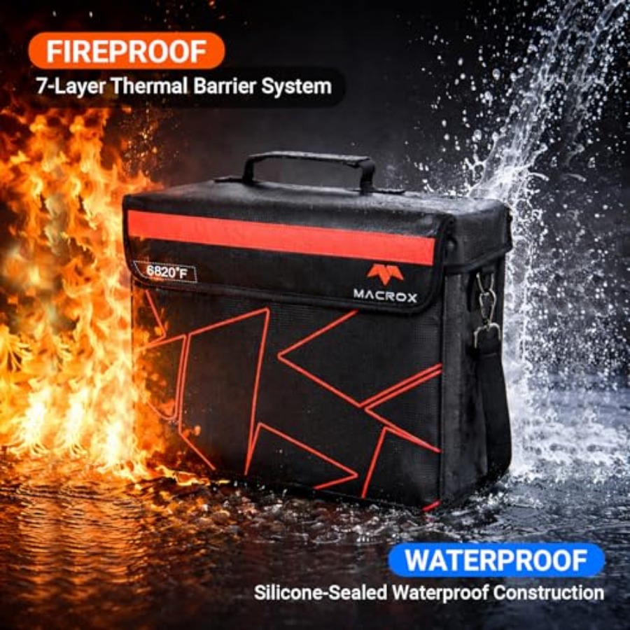 Fireproof and Waterproof Docum - Fire Safe Document recension och pris