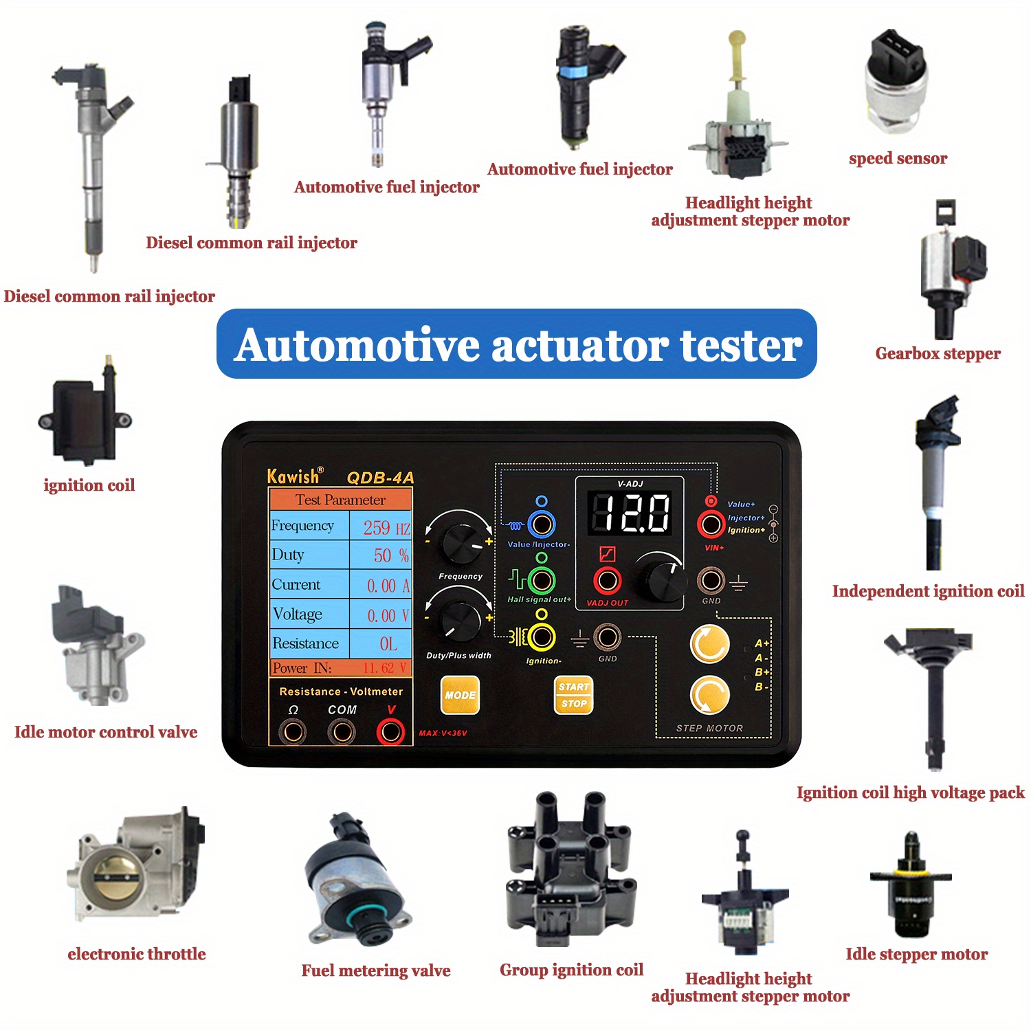 Auto Ignition Coil Test Inject - Co Detector Plug recension och pris