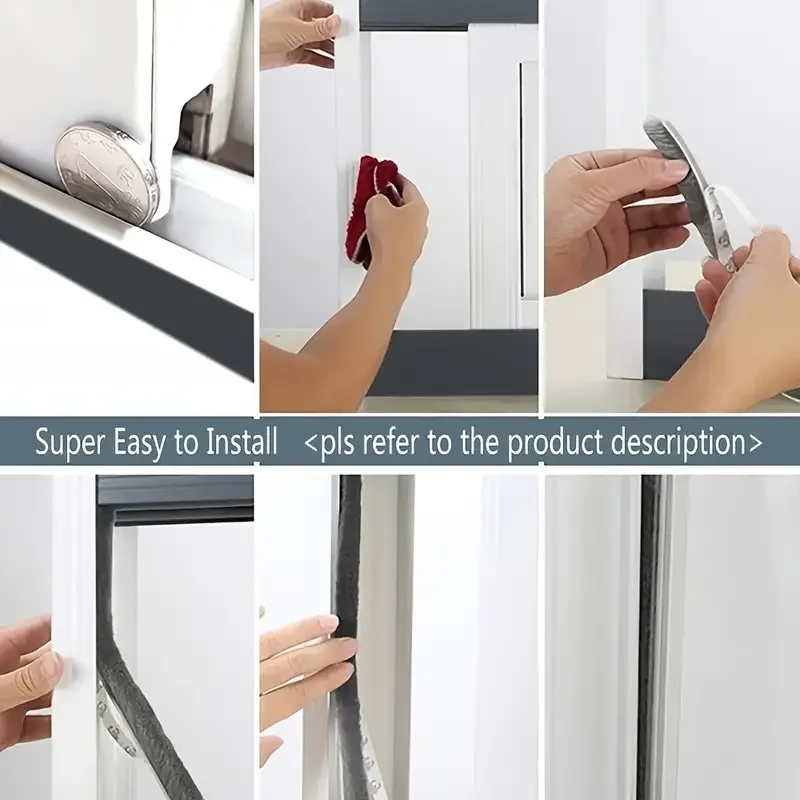 32.8 Feet Windproof Sealing St - Window Lock Bar recension och pris