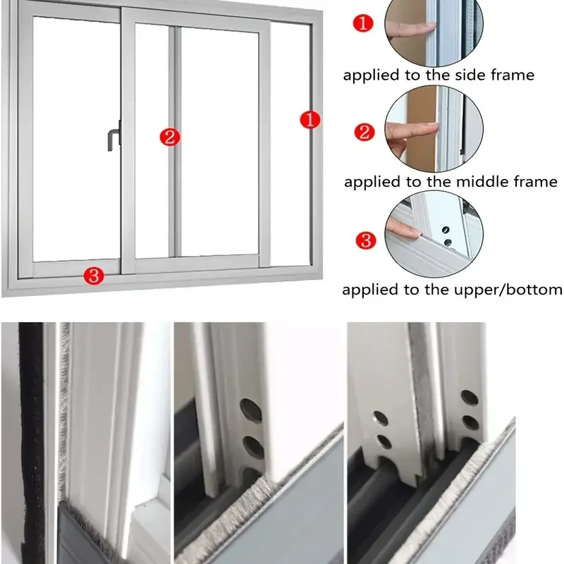 32.8 Feet Windproof Sealing St - Window Lock Bar recension och pris