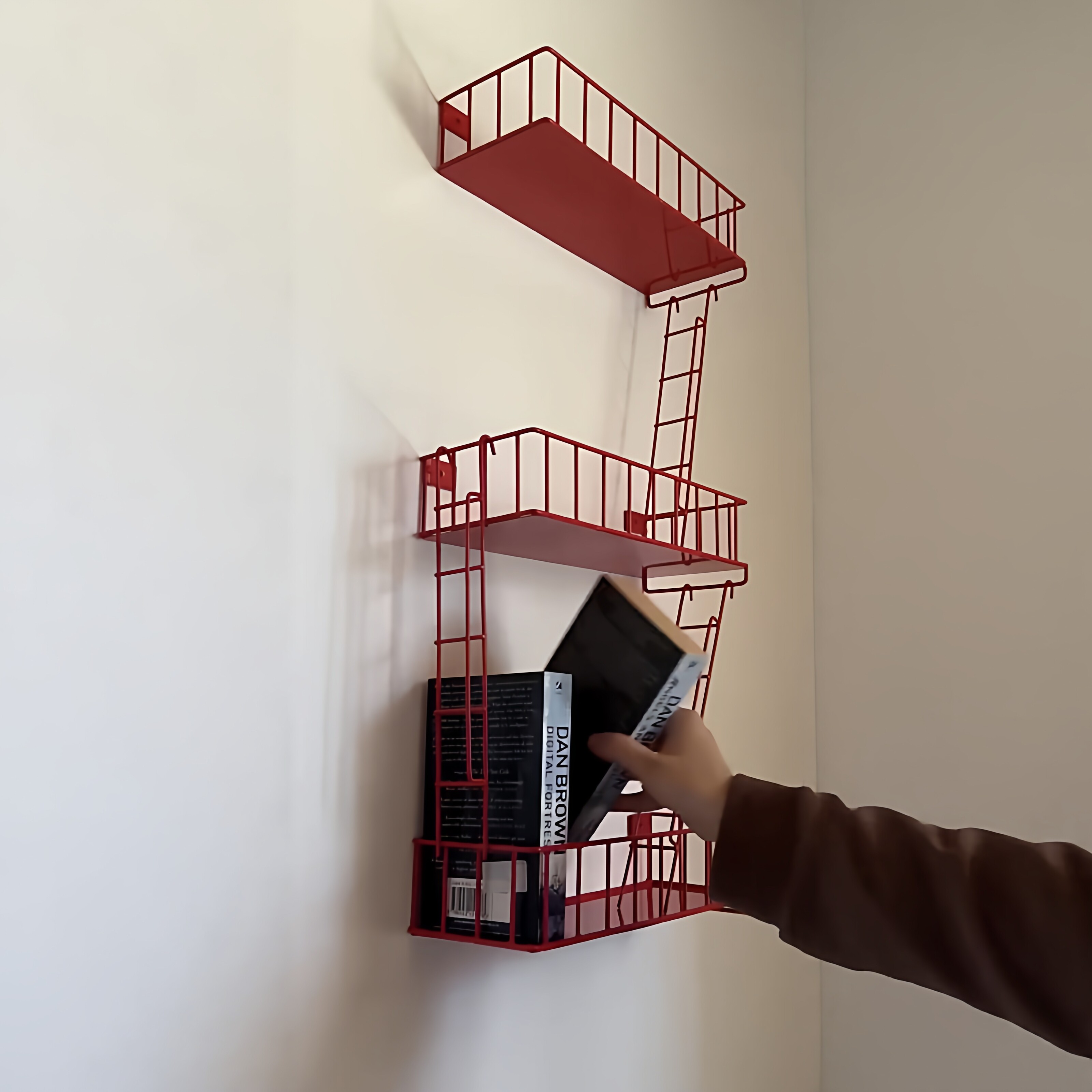 Fire Escape Wall Shelf, 3-Tier - Fire Escape Ladder recension och pris