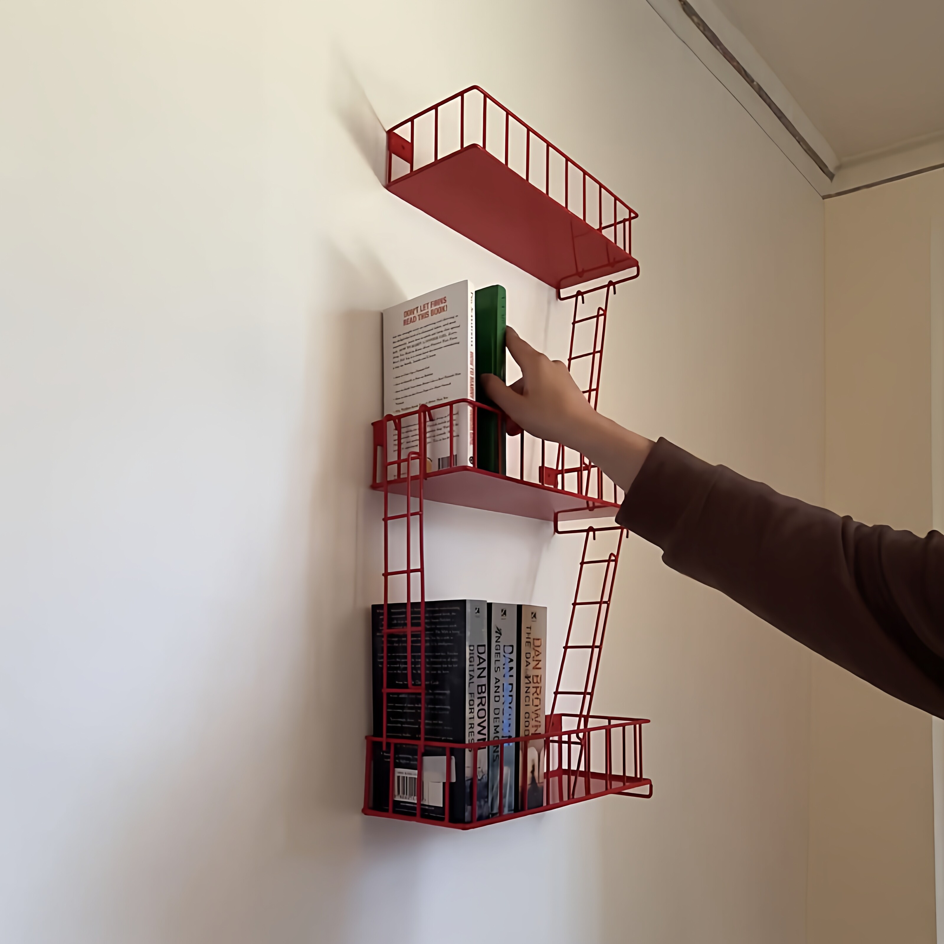 Fire Escape Wall Shelf, 3-Tier - Fire Escape Ladder recension och pris