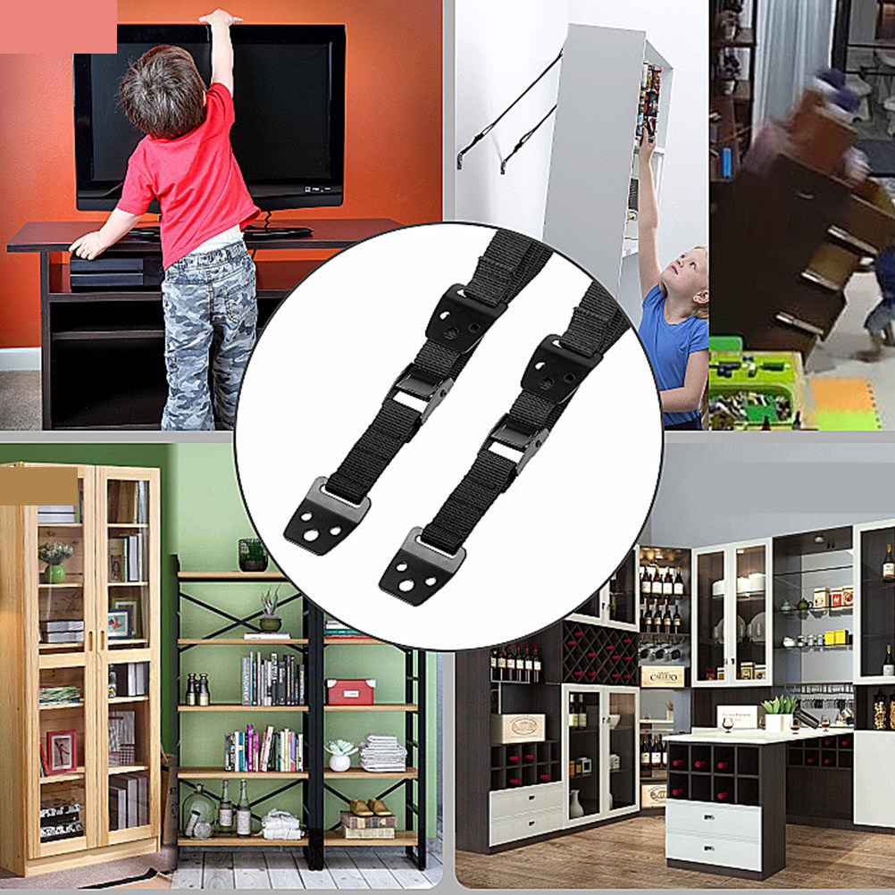 Heavy Duty TV Safety Anti-Tip  - Earthquake Anchor Strap recension och pris