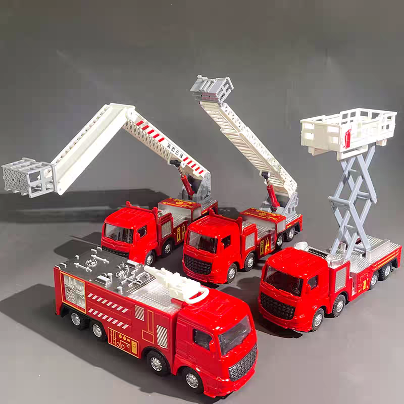 1:55 Diecast Fire Truck Model  - Fire Escape Ladder recension och pris