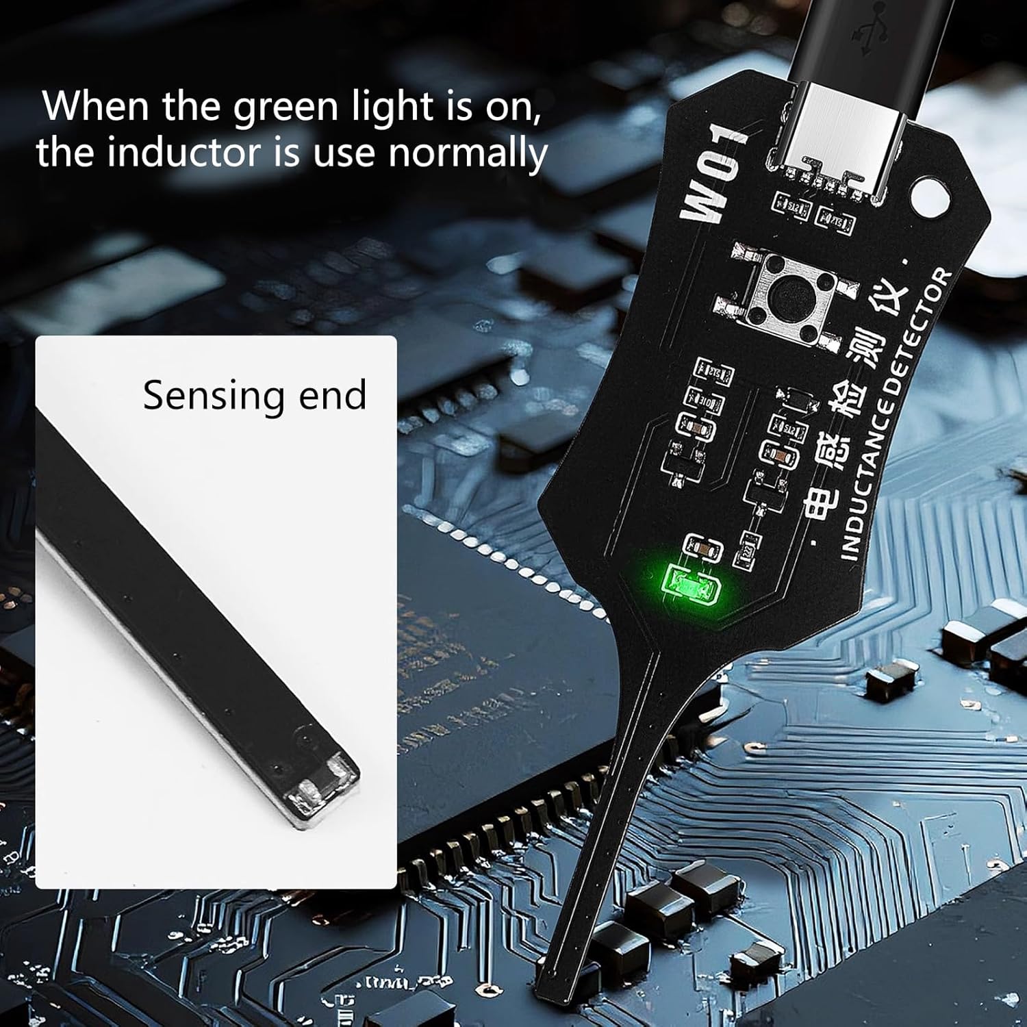 1PC W01 Motherboard Coil Teste - Co Detector Plug recension och pris