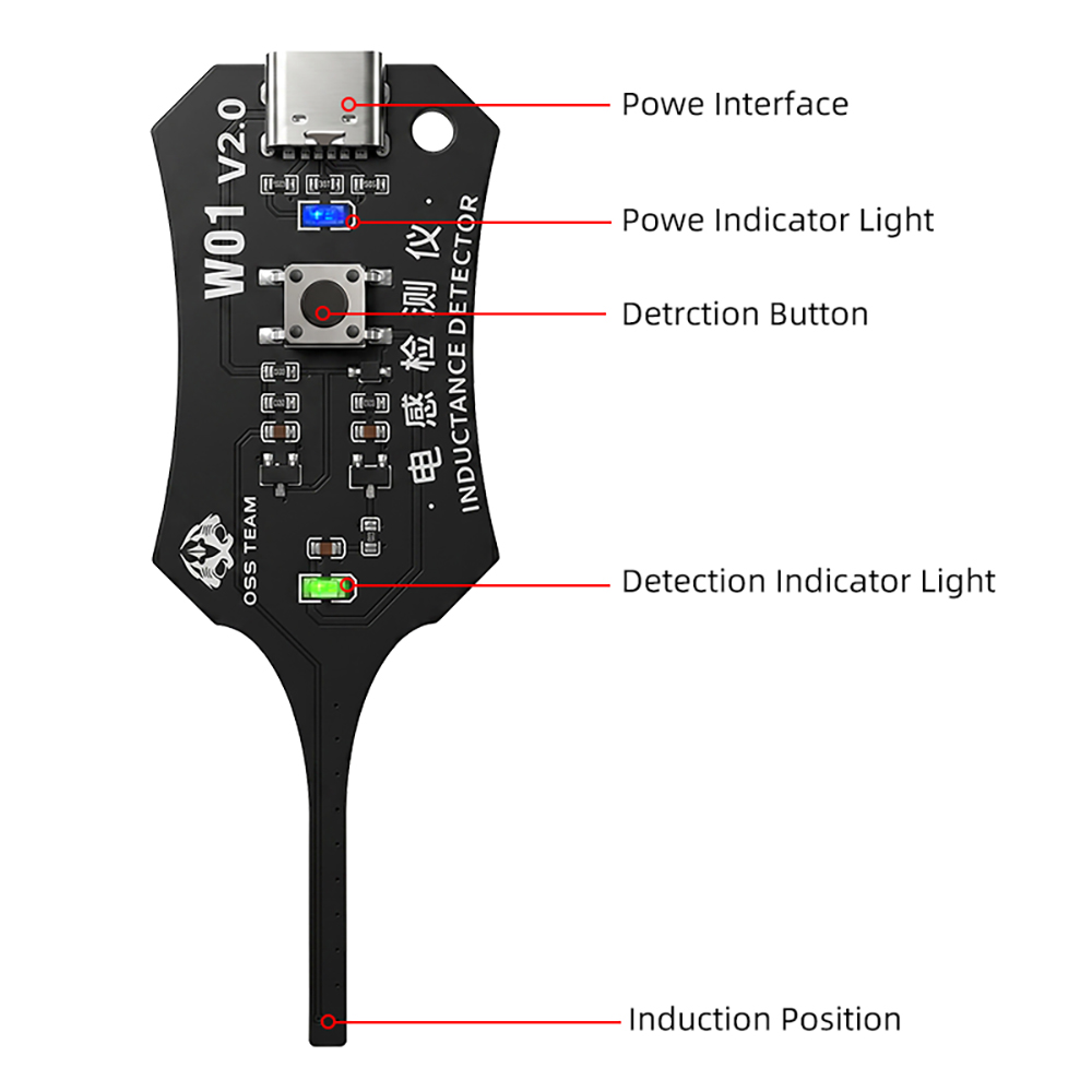 W01 Inductor Detector Tool Mot - Co Detector Plug recension och pris
