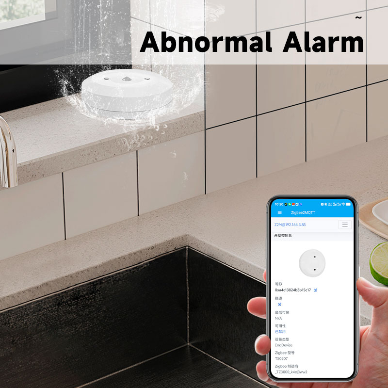 Smart ZigBee3.0 2MQTT Water Le - Water Alarm Sensor recension och pris