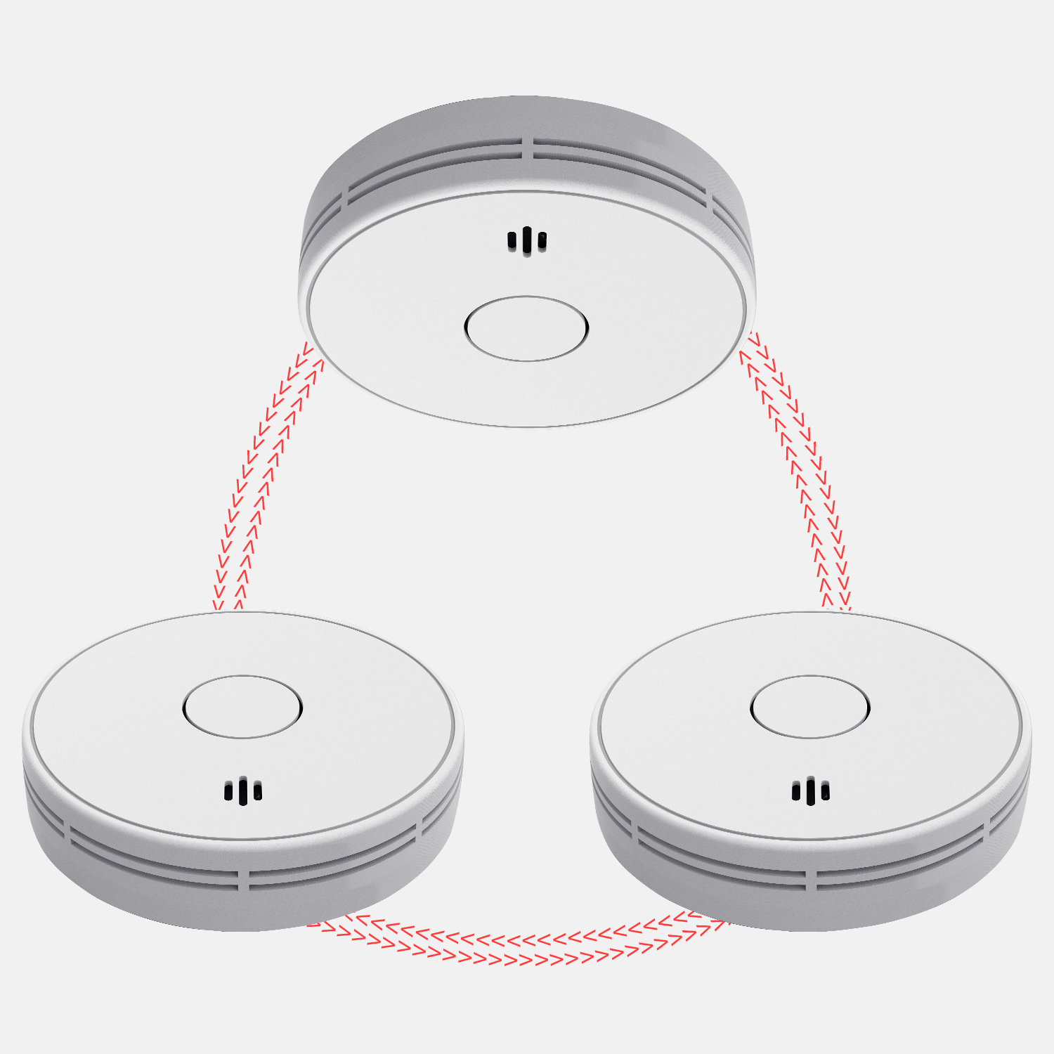 Wireless Interlinked Smoke Ala - Smoke Detector Interconnected recension och pris