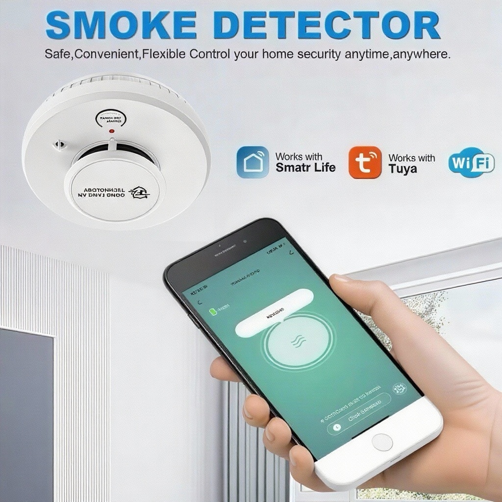 DFA Wifi Smoke Detector 2 in1  - Smoke Detector Interconnected recension och pris