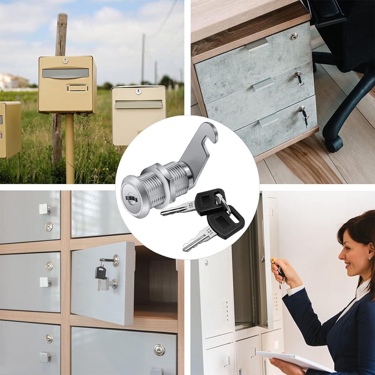 Single Unlock Set,1 Pack Keyed - Medicine Cabinet Lock recension och pris