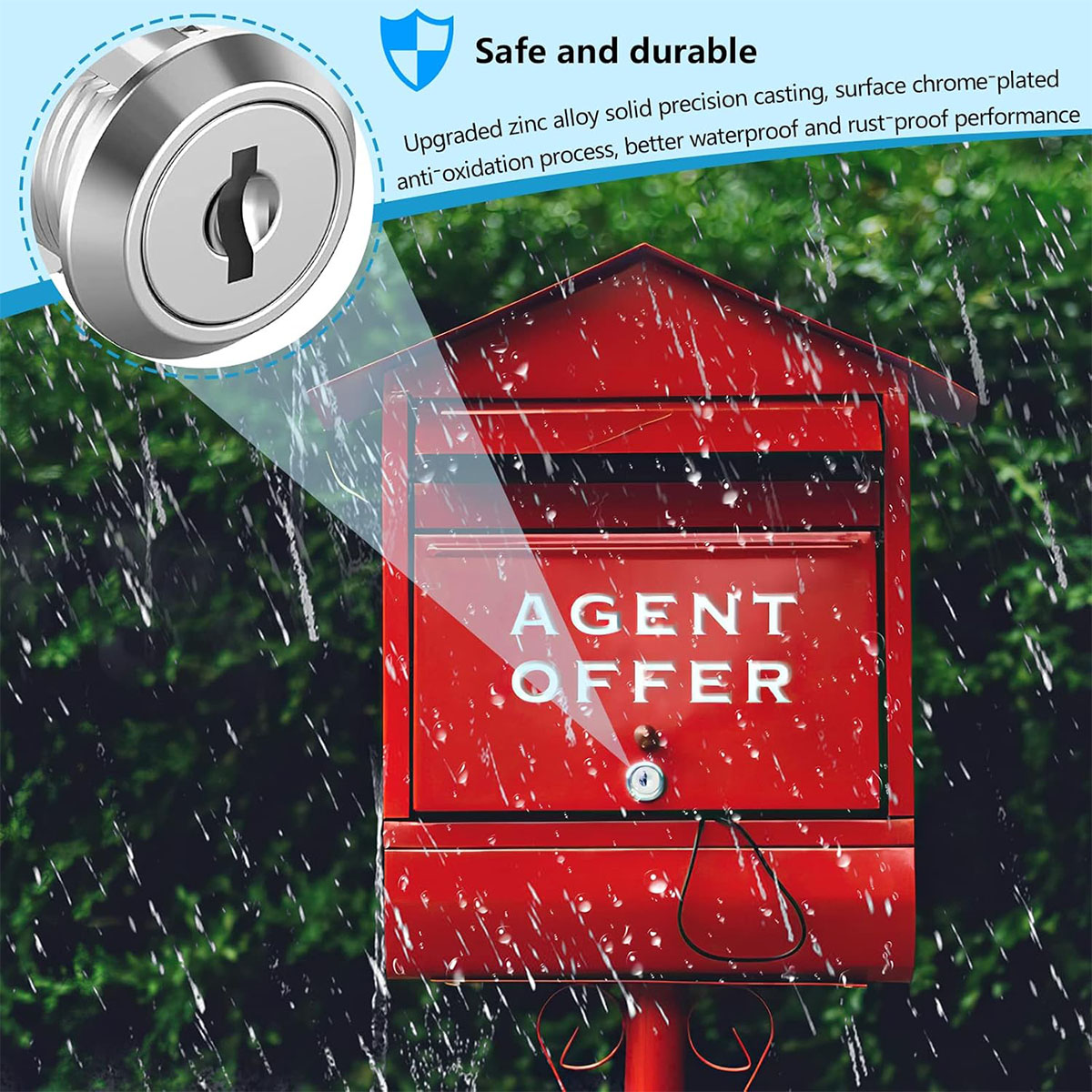 Single Unlock Set,1 Pack Keyed - Medicine Cabinet Lock recension och pris