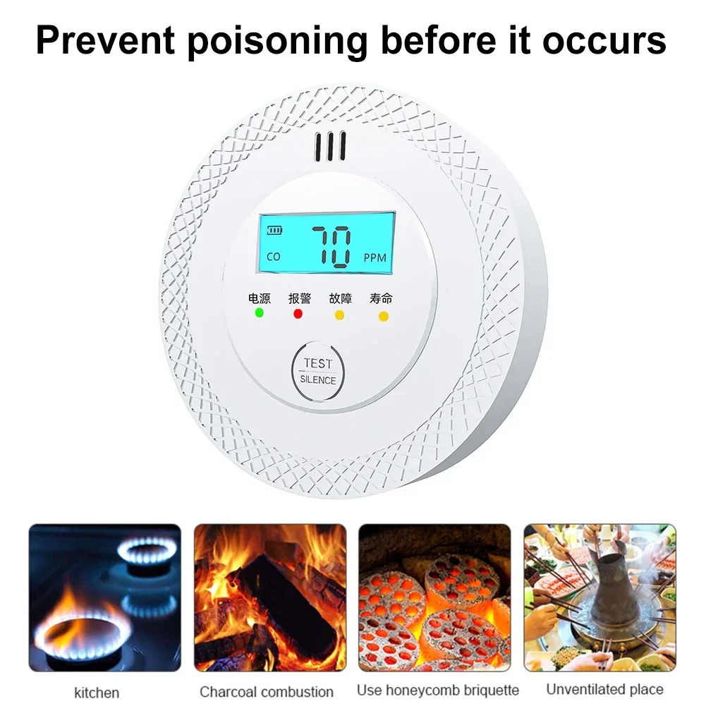 Carbon Monoxide Alarm Detector - Smoke Detector Interconnected recension och pris