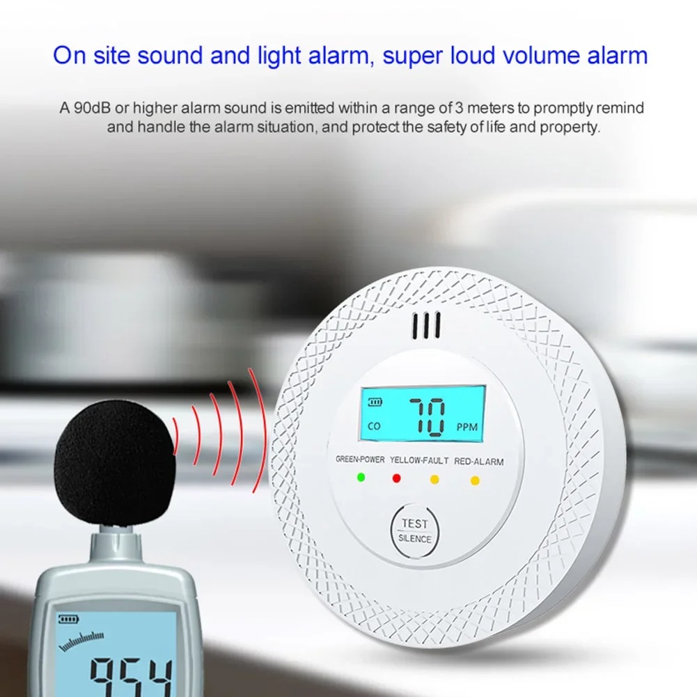 Carbon Monoxide Alarm Detector - Smoke Detector Interconnected recension och pris